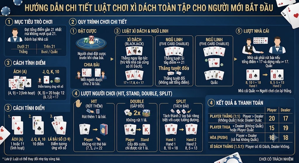 luật chơi xì dách
