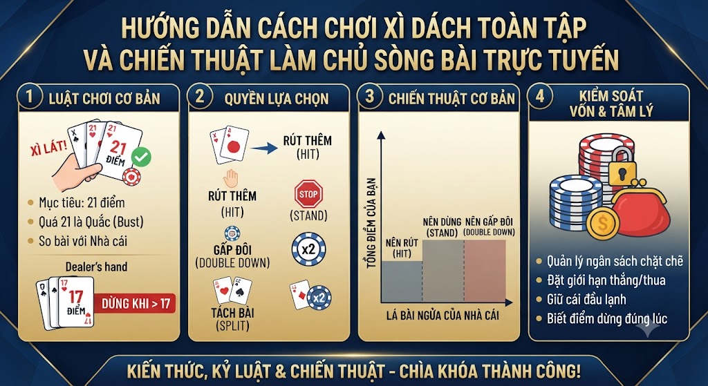 cách chơi xì dách